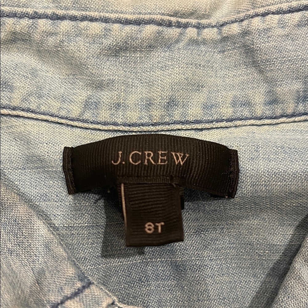 J. Crew Light Blue Denim Button Down Shirt - Picture 5 of 10